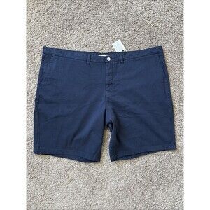 New Robert Graham Navy Chino Short Paisley Lining Assorted Men Classic Size 46